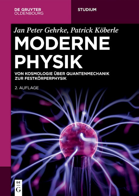 Book cover image for Moderne Physik ISBN: 9783111258812